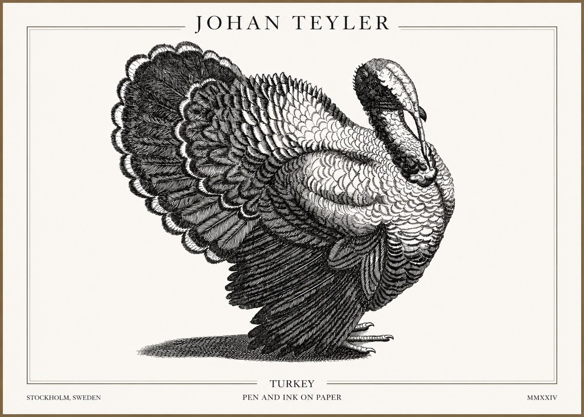 Johan Teyler Turkey No2 - Póster