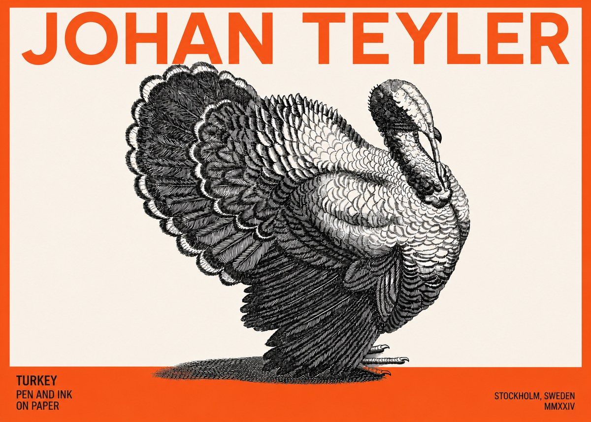 Johan Teyler Turkey No3 - Póster