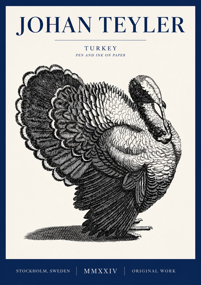 Johan Teyler Turkey No4 - Póster