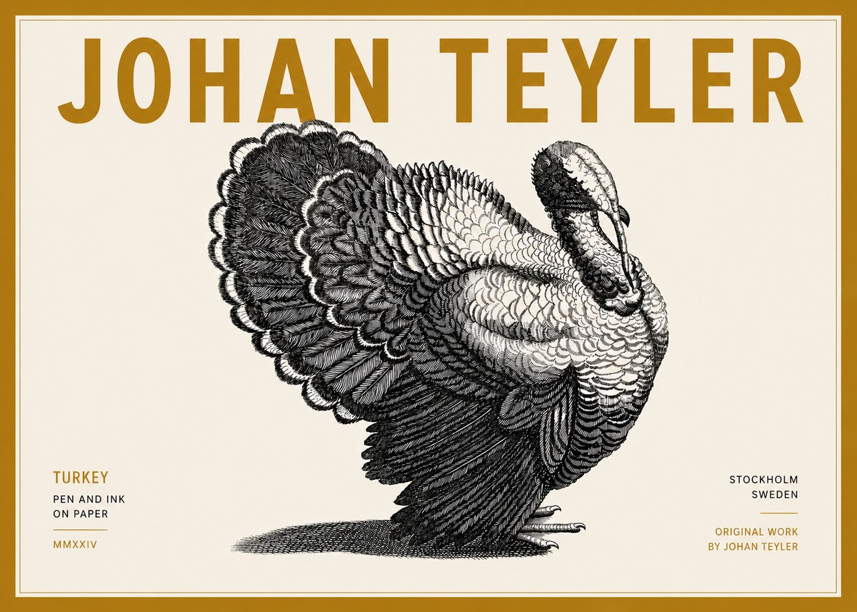Johan Teyler Turkey No6 - Póster