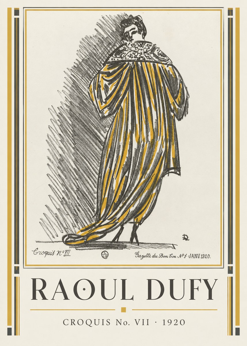 Raoul Dufy Croquis No. Vii No1 - Póster