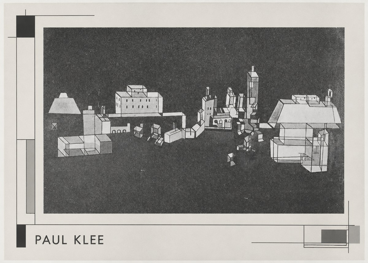 Paul Klee Architectural Forms No3 - Póster