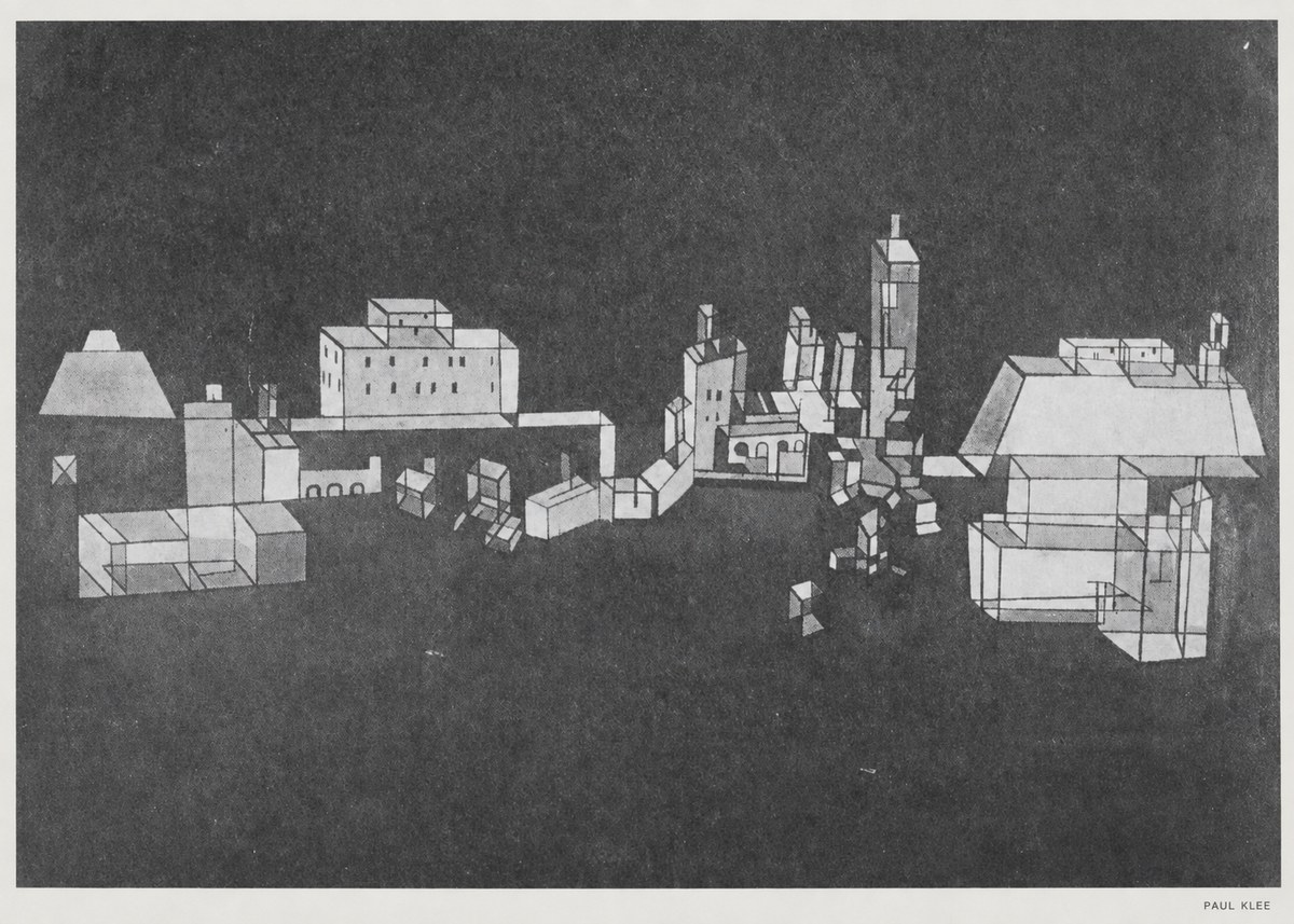 Paul Klee Architectural Forms No6 - Póster