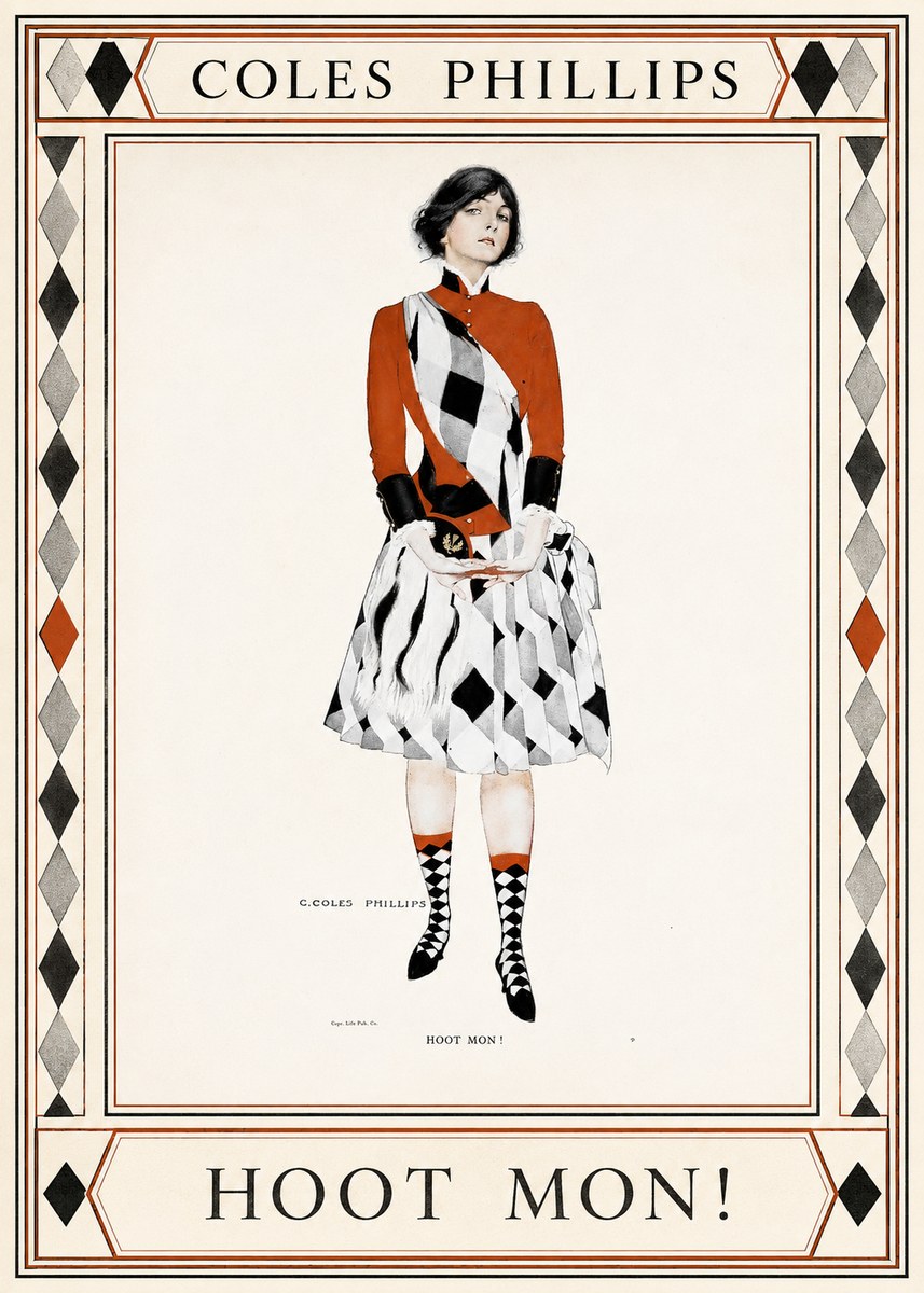 Coles Phillips Hoot Mon! No1 - Póster