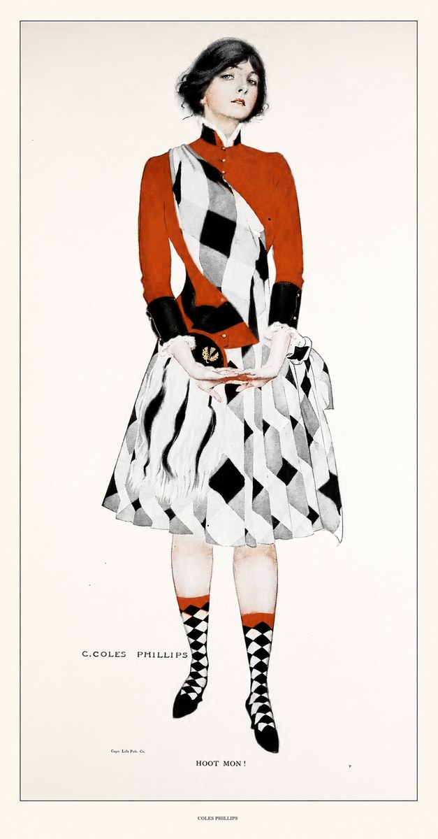 Coles Phillips Hoot Mon! No4 - Póster