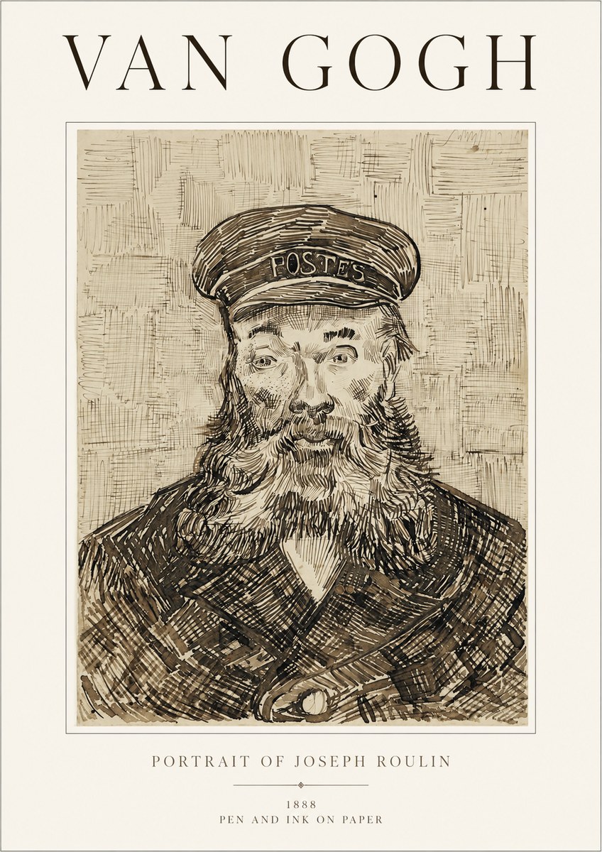 Van Gogh Portrait of Joseph Roulin I No1 - Póster