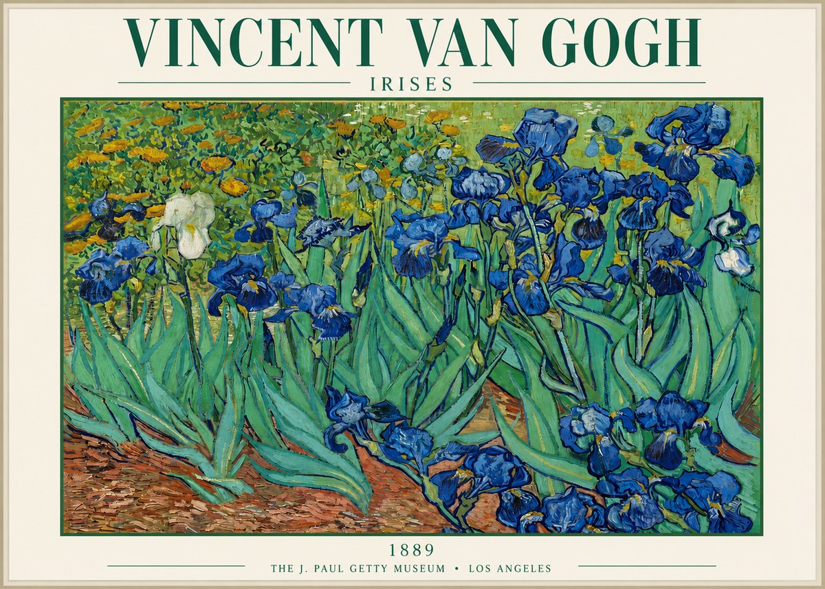 Van Gogh Irises I No3 - Póster