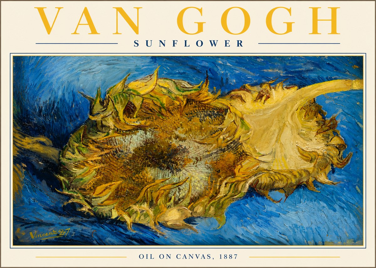 Van Gogh Sunflower No2 - Póster