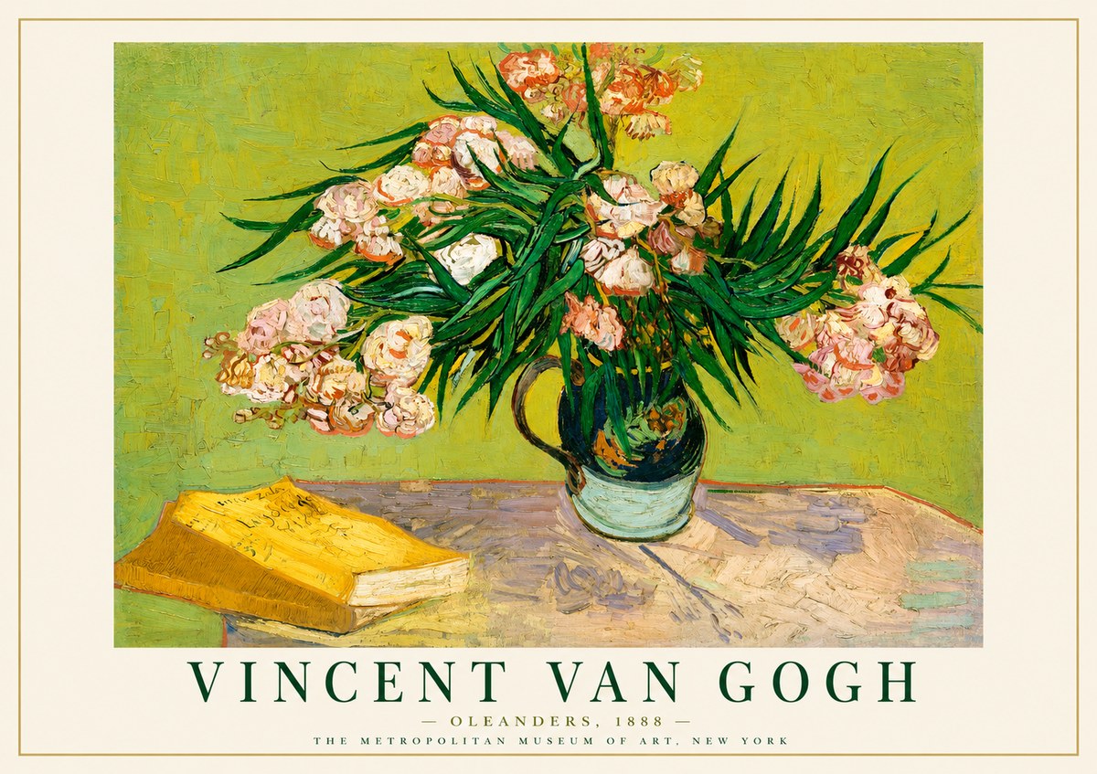 Van Gogh Oleanders No1 - Póster