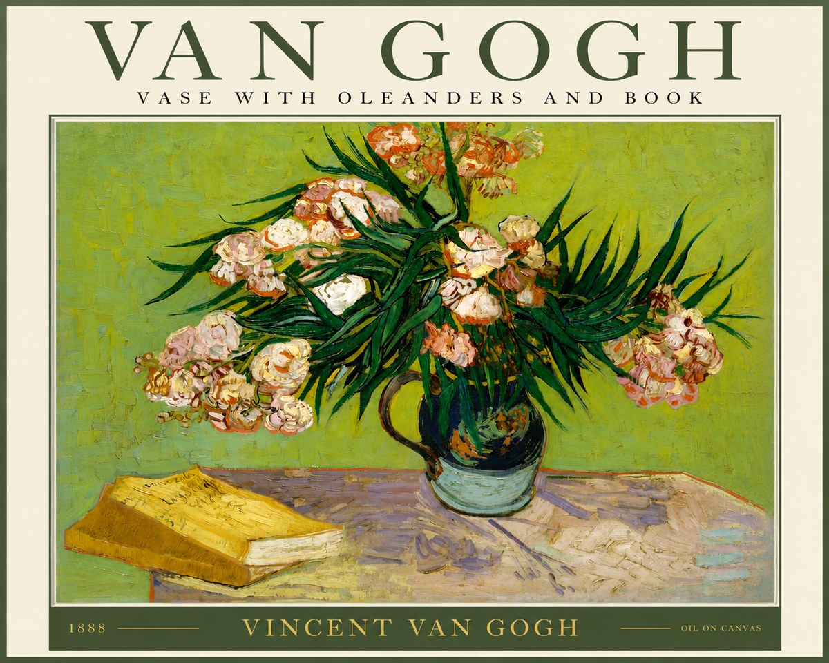 Van Gogh Oleanders No3 - Póster