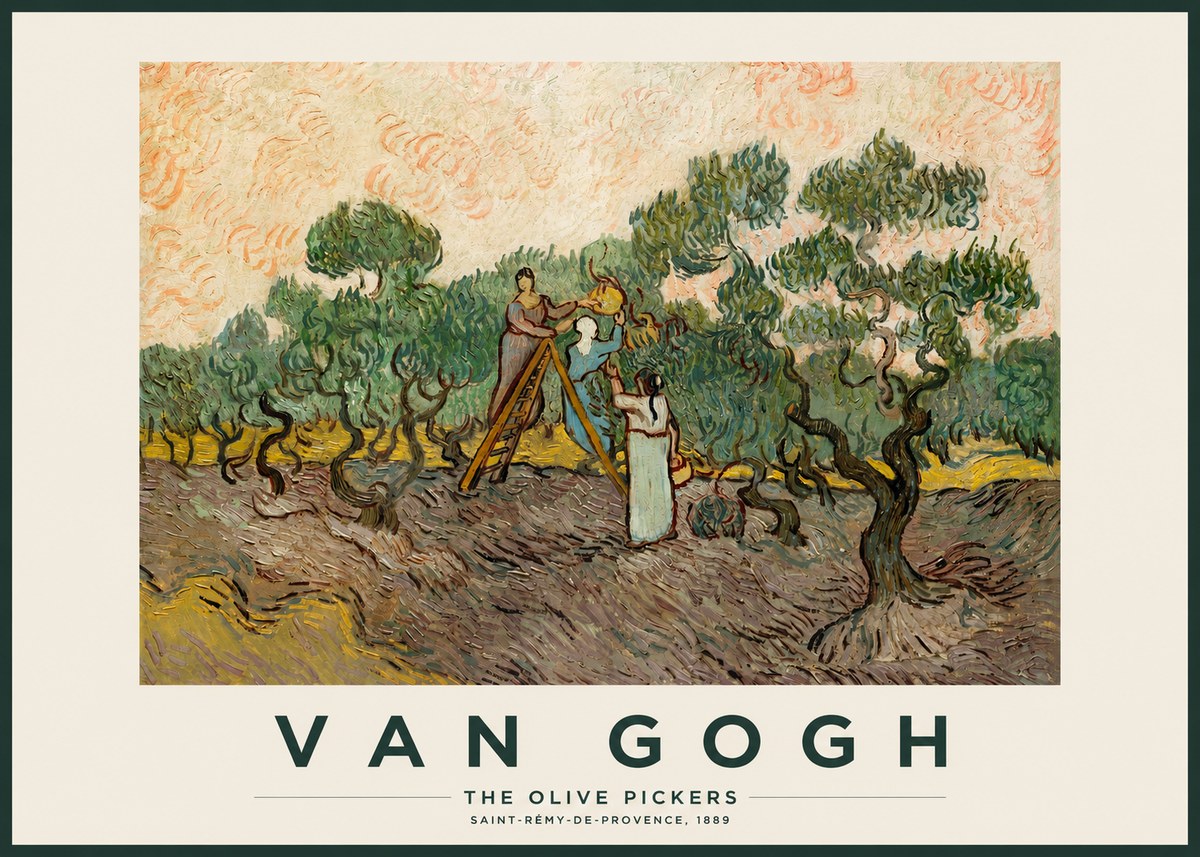 Van Gogh The Olive Pickers I No2 - Póster