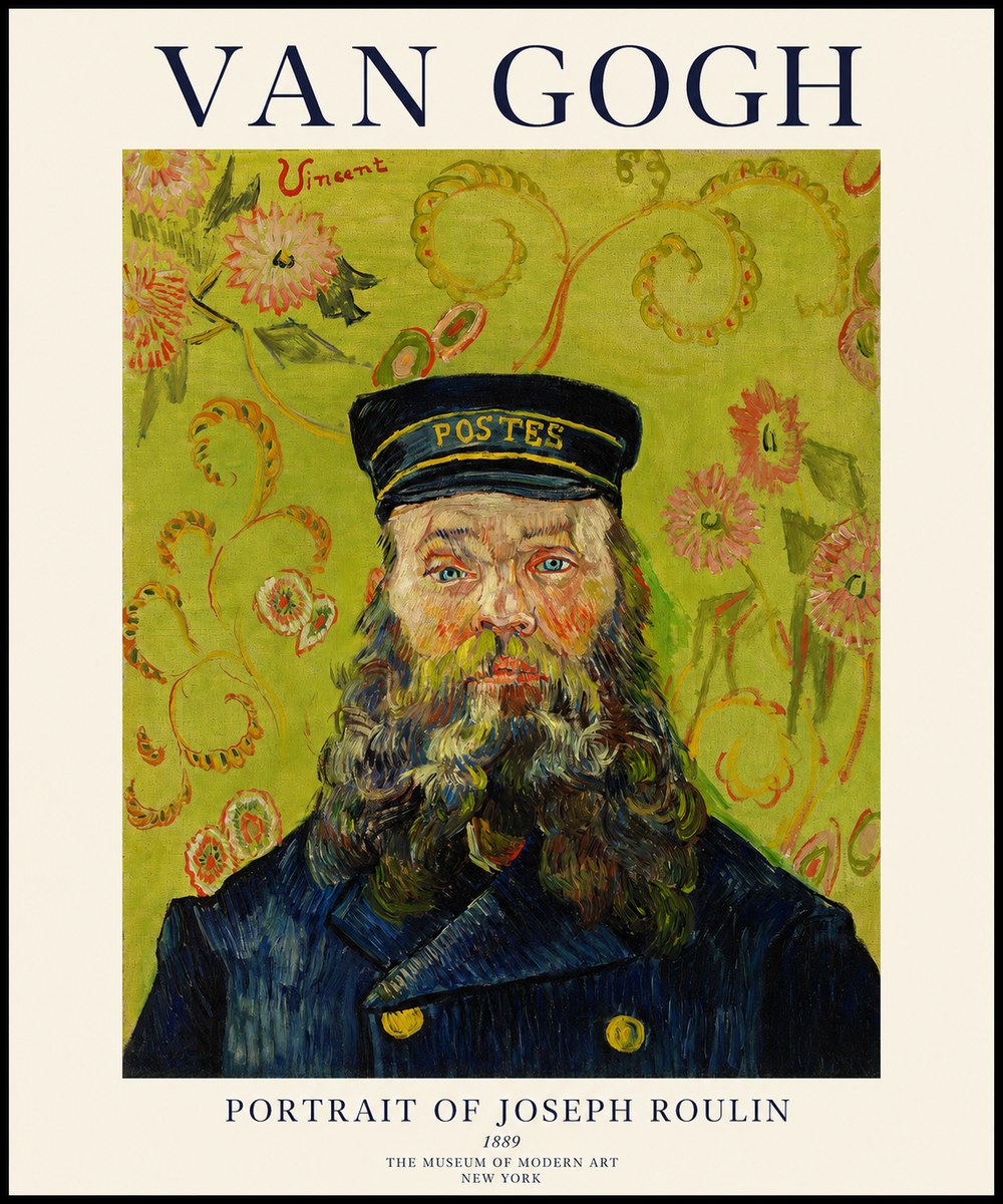 Van Gogh Portrait of Joseph Roulin II No1 - Póster