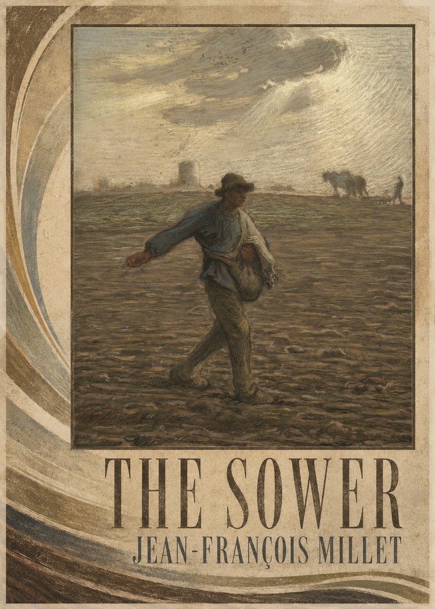 Jean-François Millet The Sower I No2 - Póster