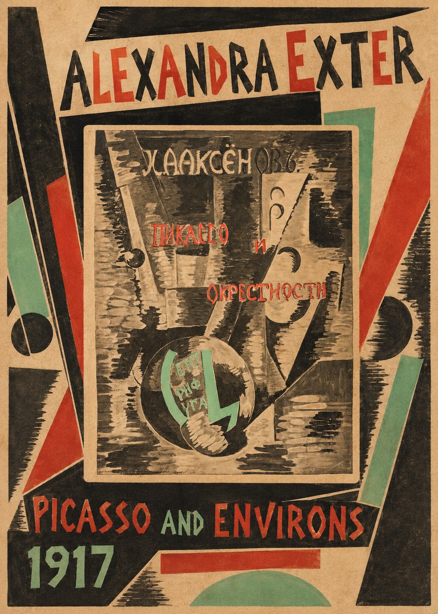 Alexandra Exter Picasso and Environs No3 - Póster