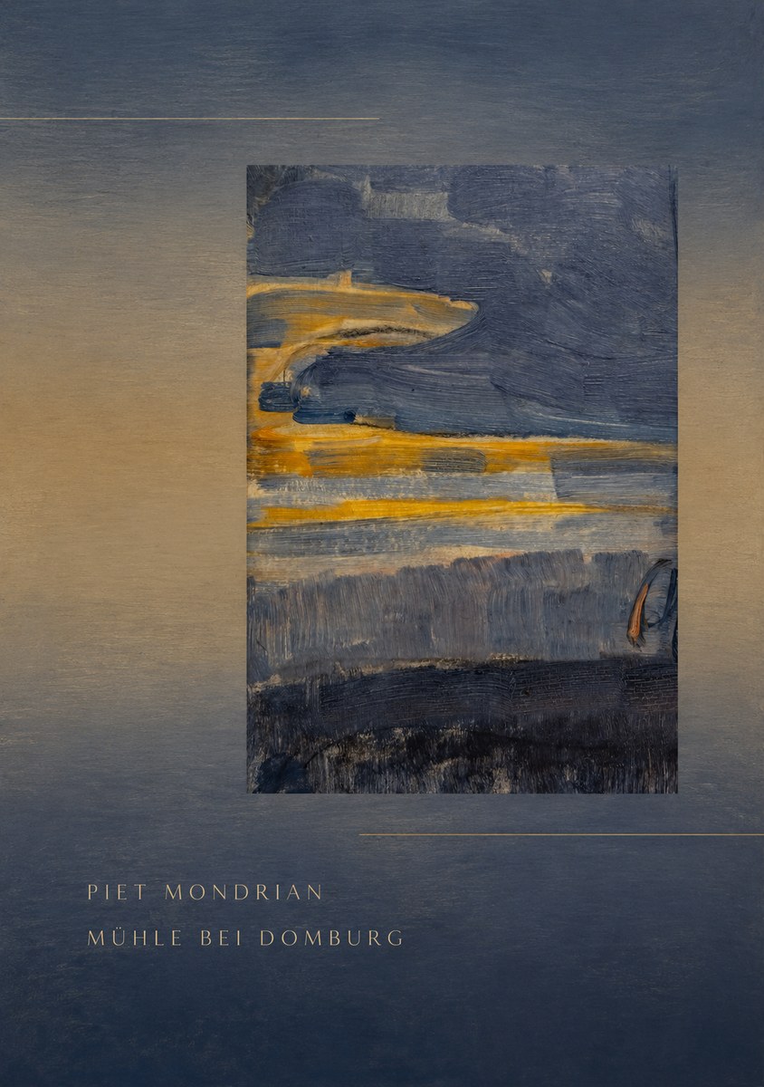 Piet Mondrian Mühle Bei Domburg No6 - Póster