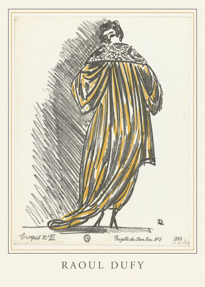 Raoul Dufy Croquis N°vii No5 - Póster