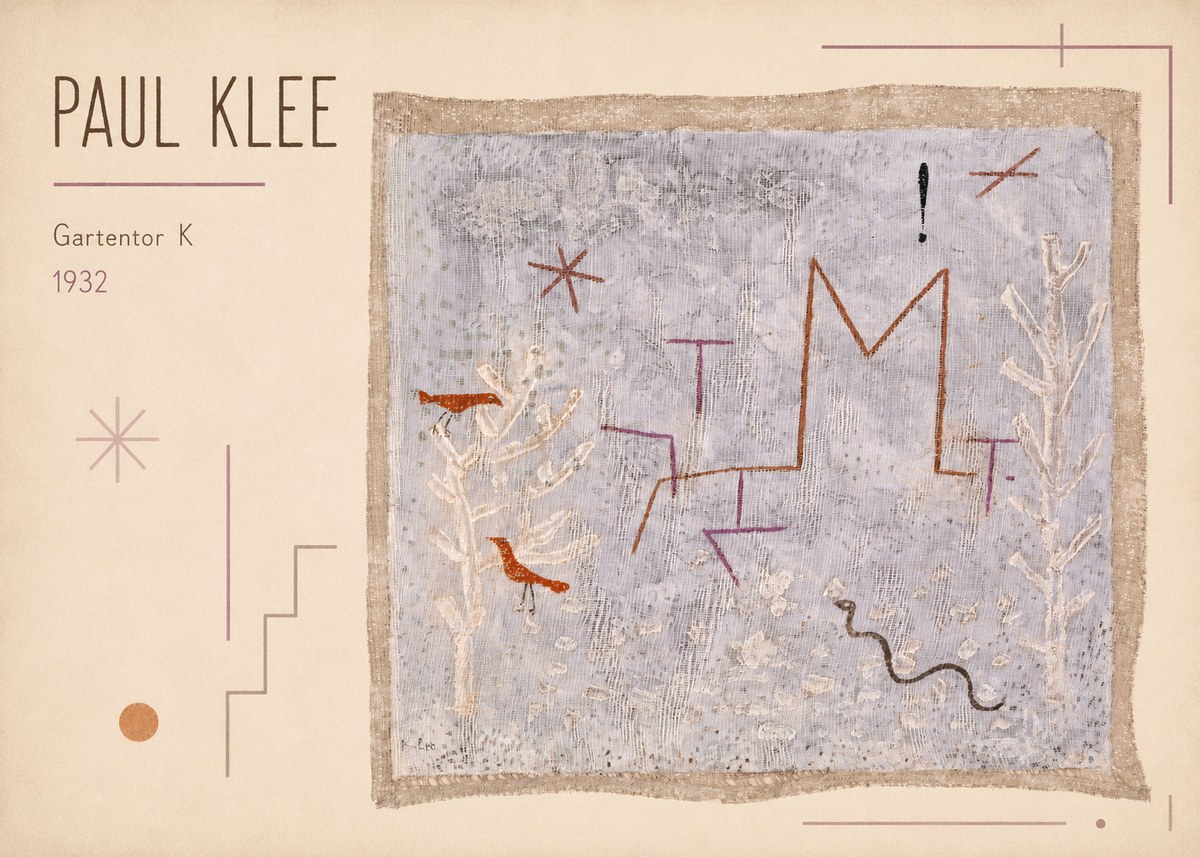 Paul Klee Gartentor K No1 - Póster
