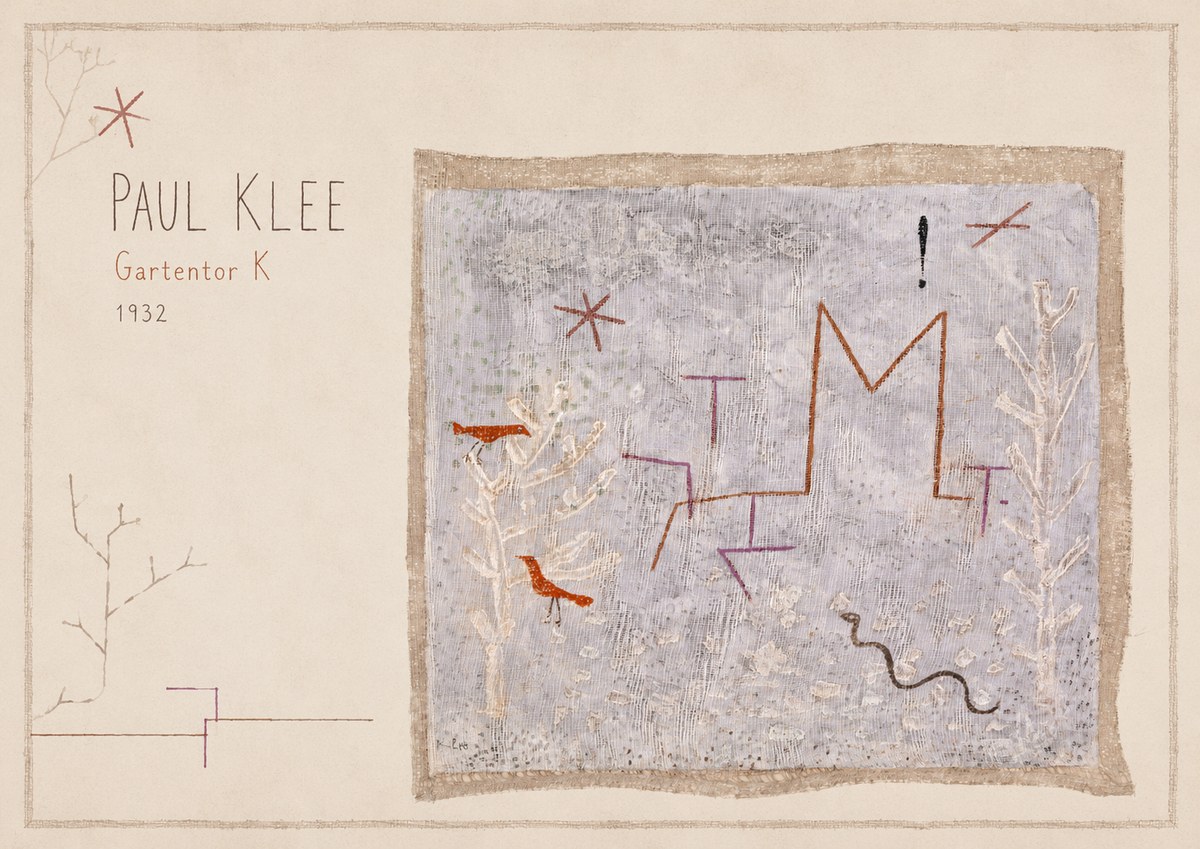 Paul Klee Gartentor K No6 - Póster