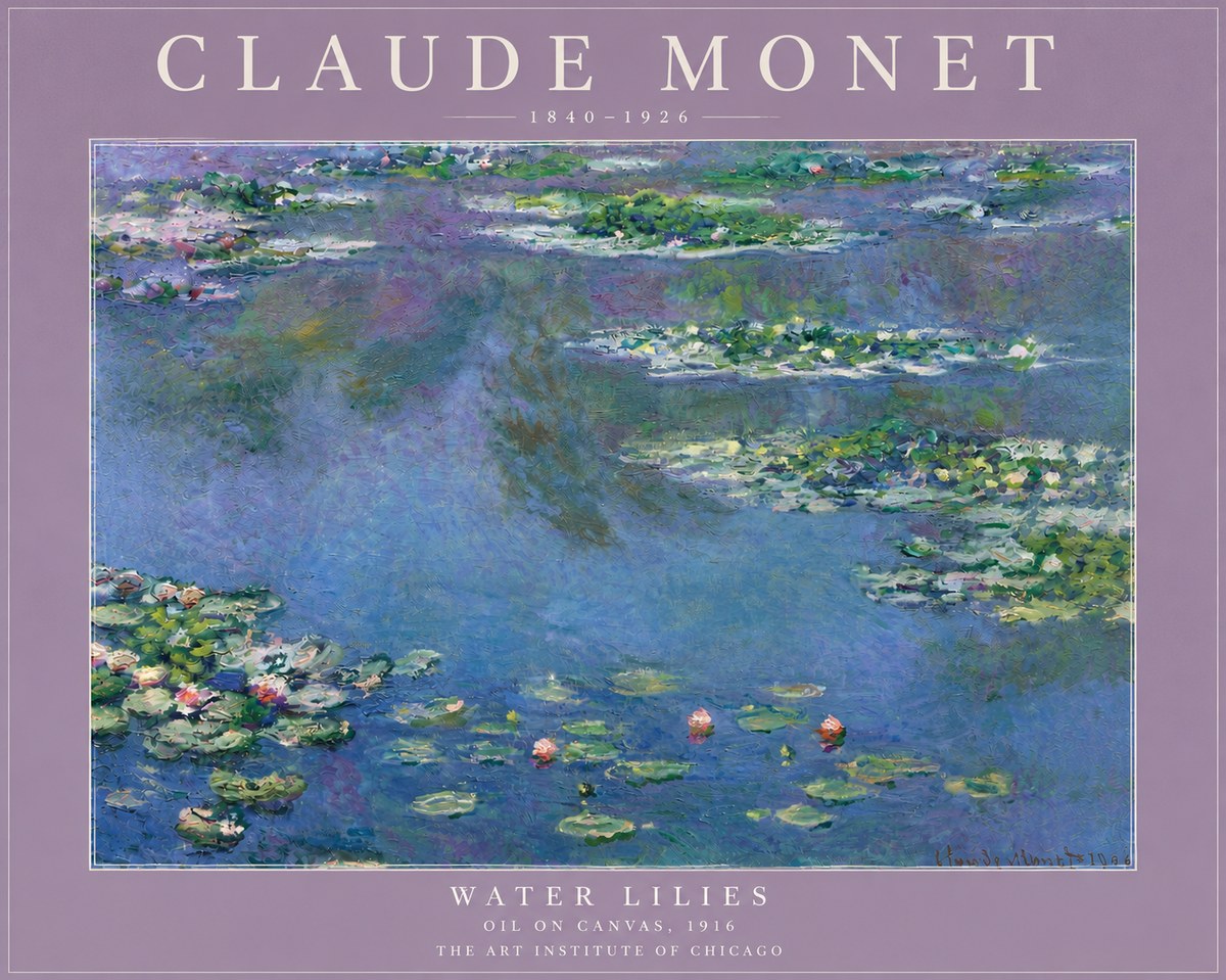 Monet Water Lilies I No5 - Póster
