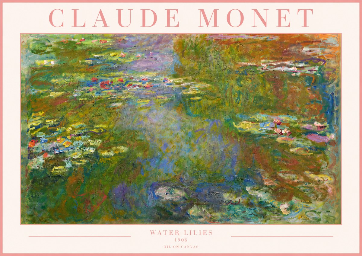Monet Water Lilies III No3 - Póster