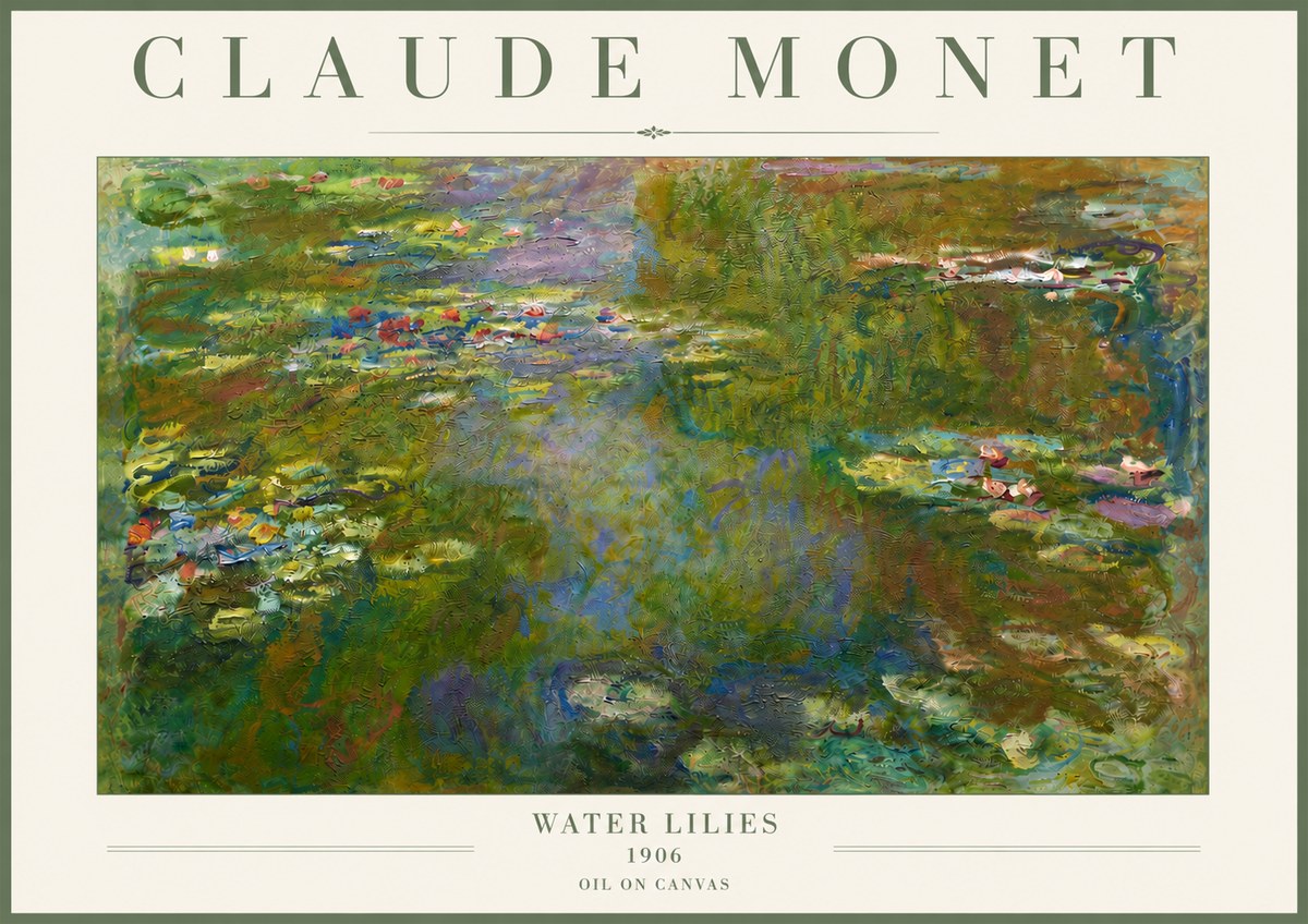 Monet Water Lilies III No4 - Póster