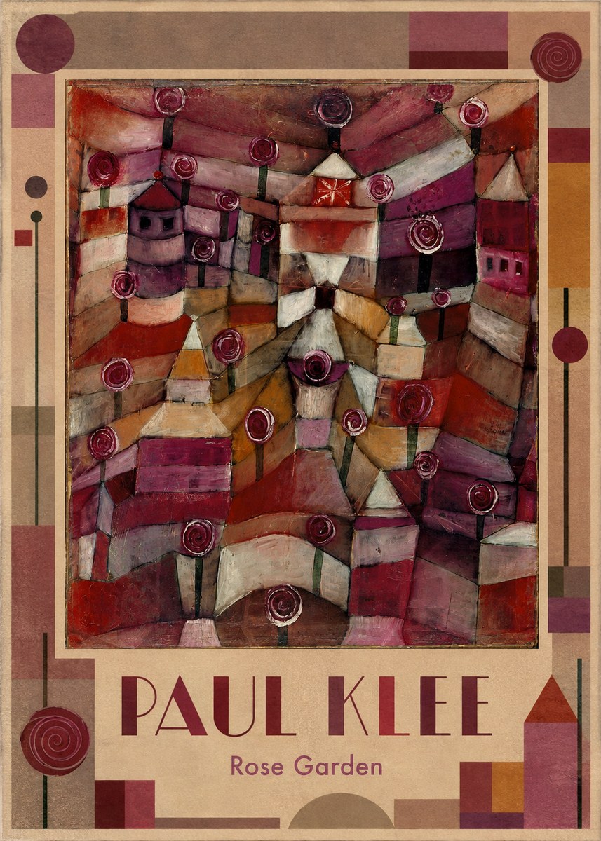 Paul Klee Rose Garden No1 - Póster