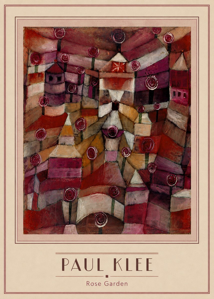 Paul Klee Rose Garden No3 - Póster