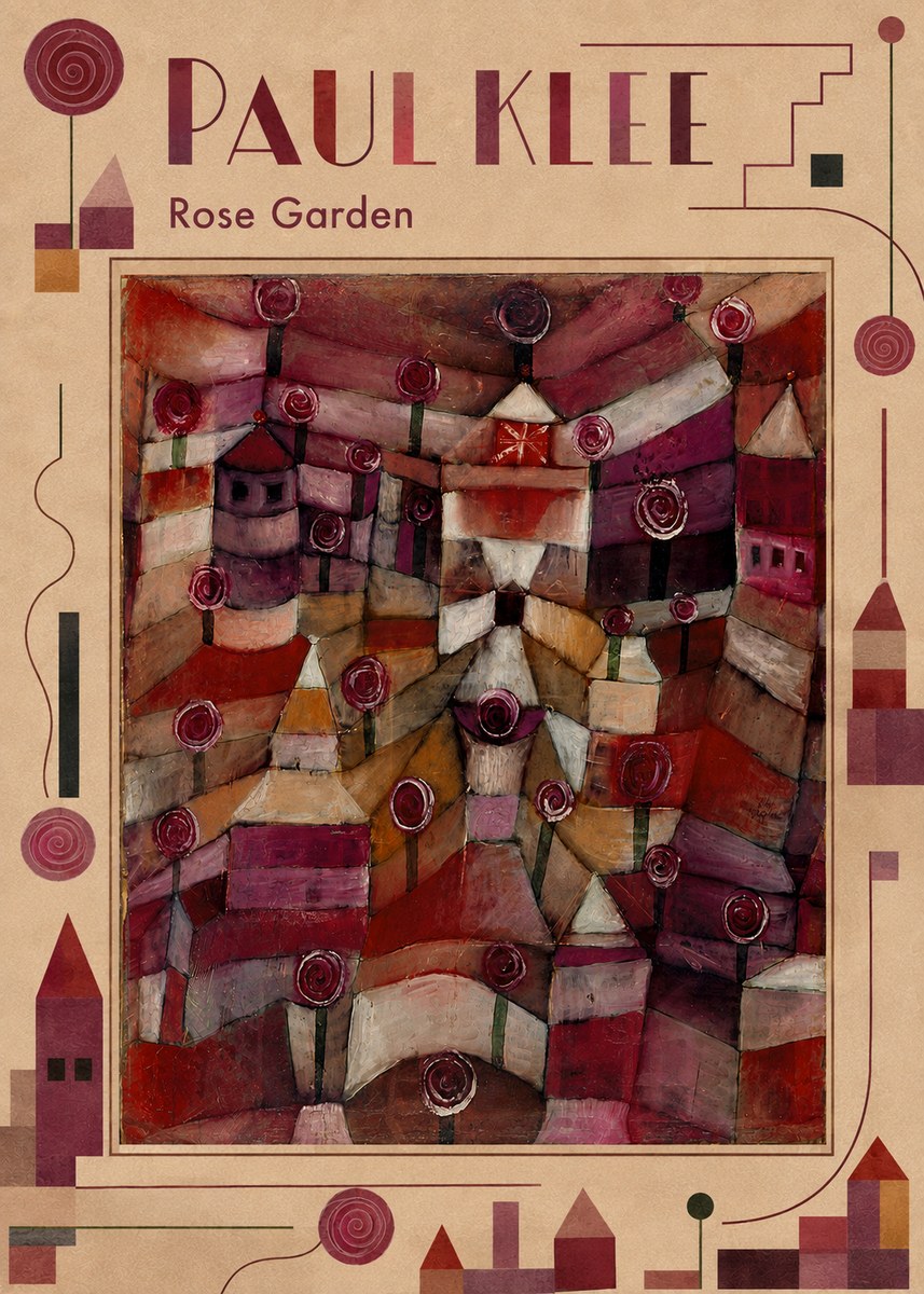 Paul Klee Rose Garden No4 - Póster