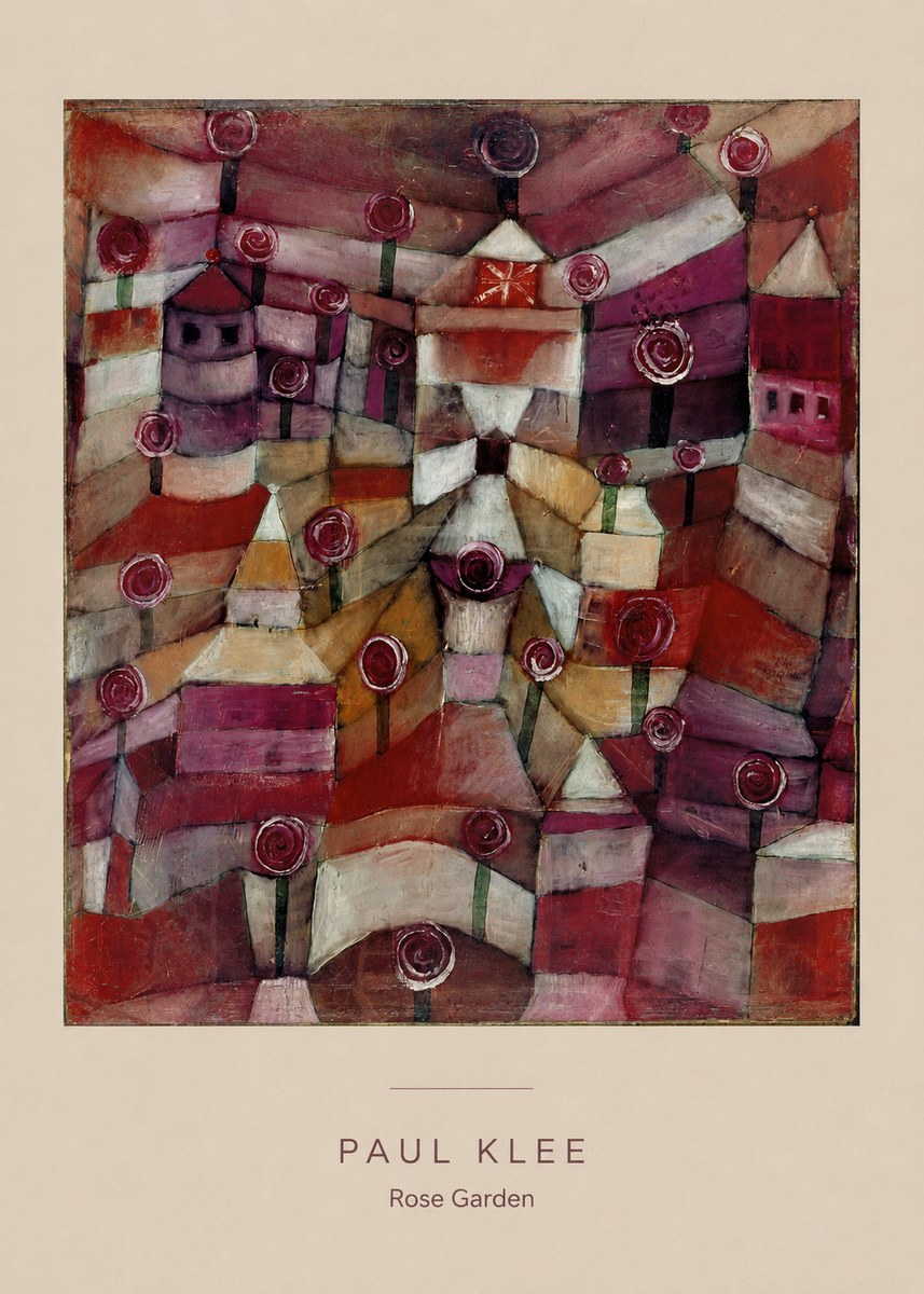 Paul Klee Rose Garden No6 - Póster