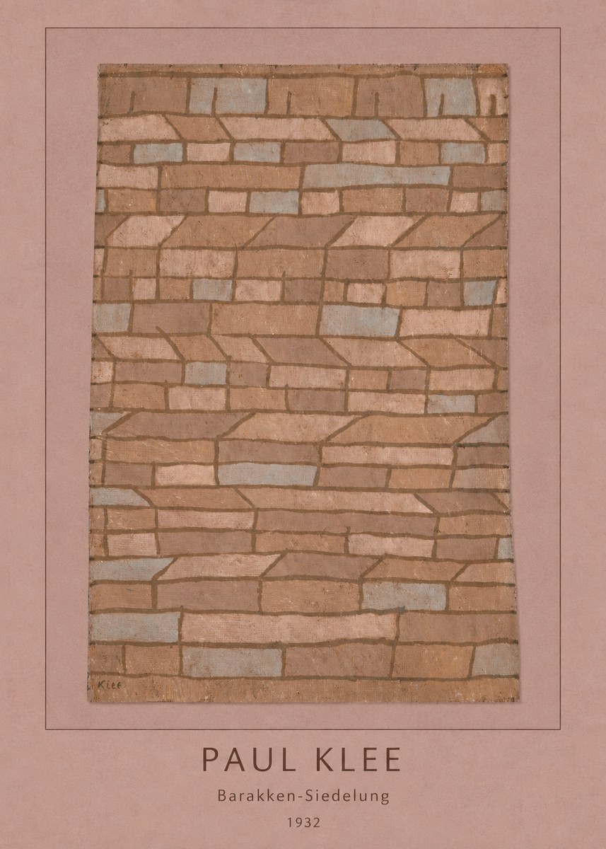 Paul Klee Barakken-siedelung No4 - Póster