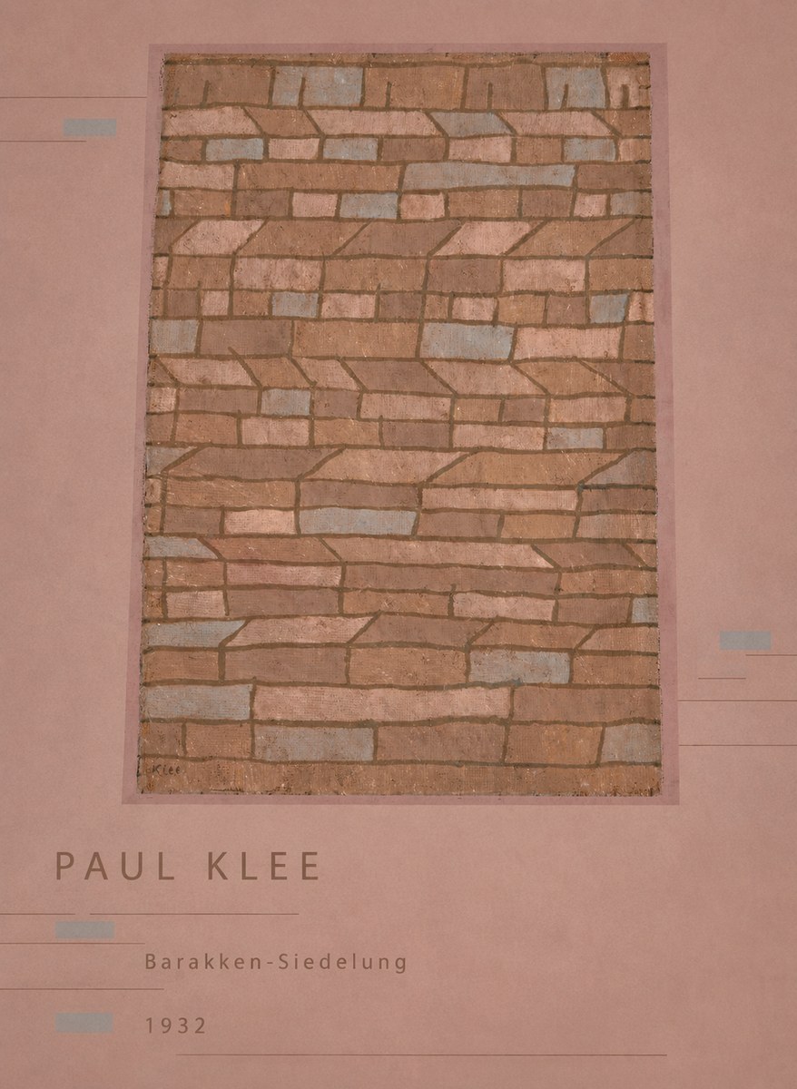 Paul Klee Barakken-siedelung No6 - Póster