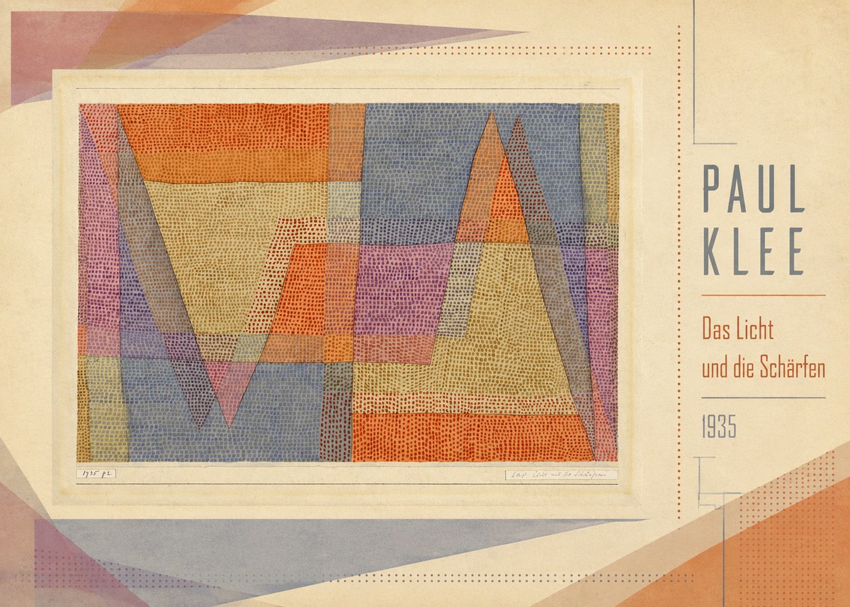 Paul Klee Das Licht Und Die Schärfen No3 - Póster