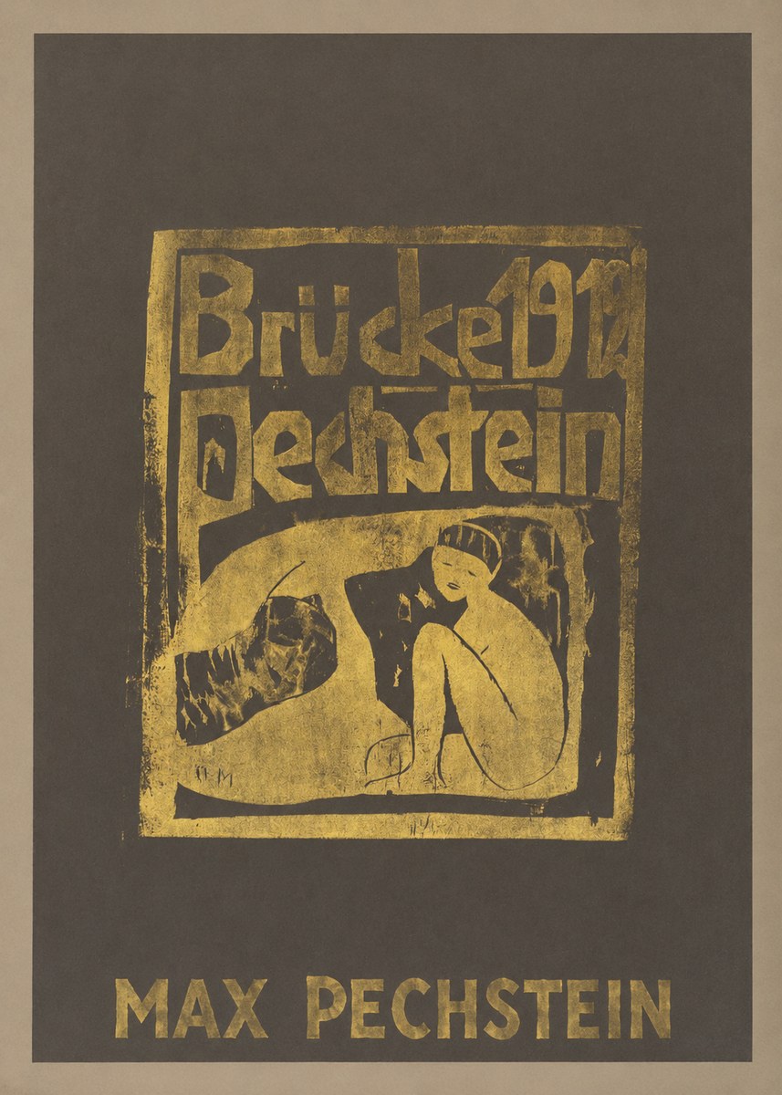 Max Pechstein Brücke 1912 Pechstein No1 - Póster