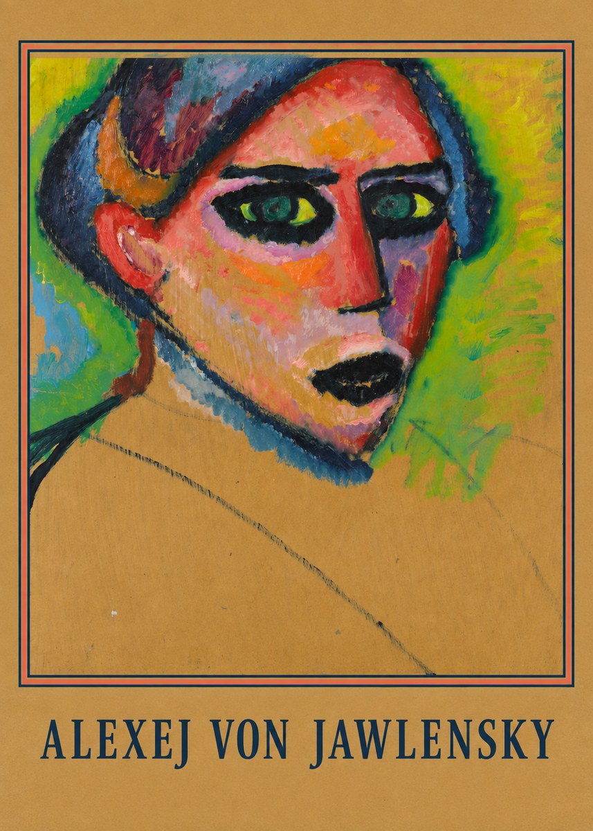 Alexej von Jawlensky Expressionist Head No2 - Póster