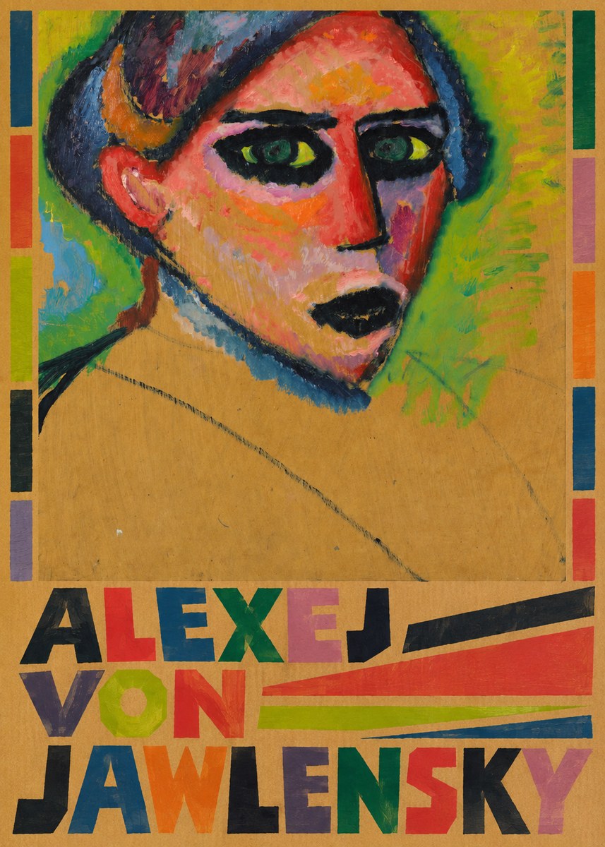 Alexej von Jawlensky Expressionist Head No4 - Póster