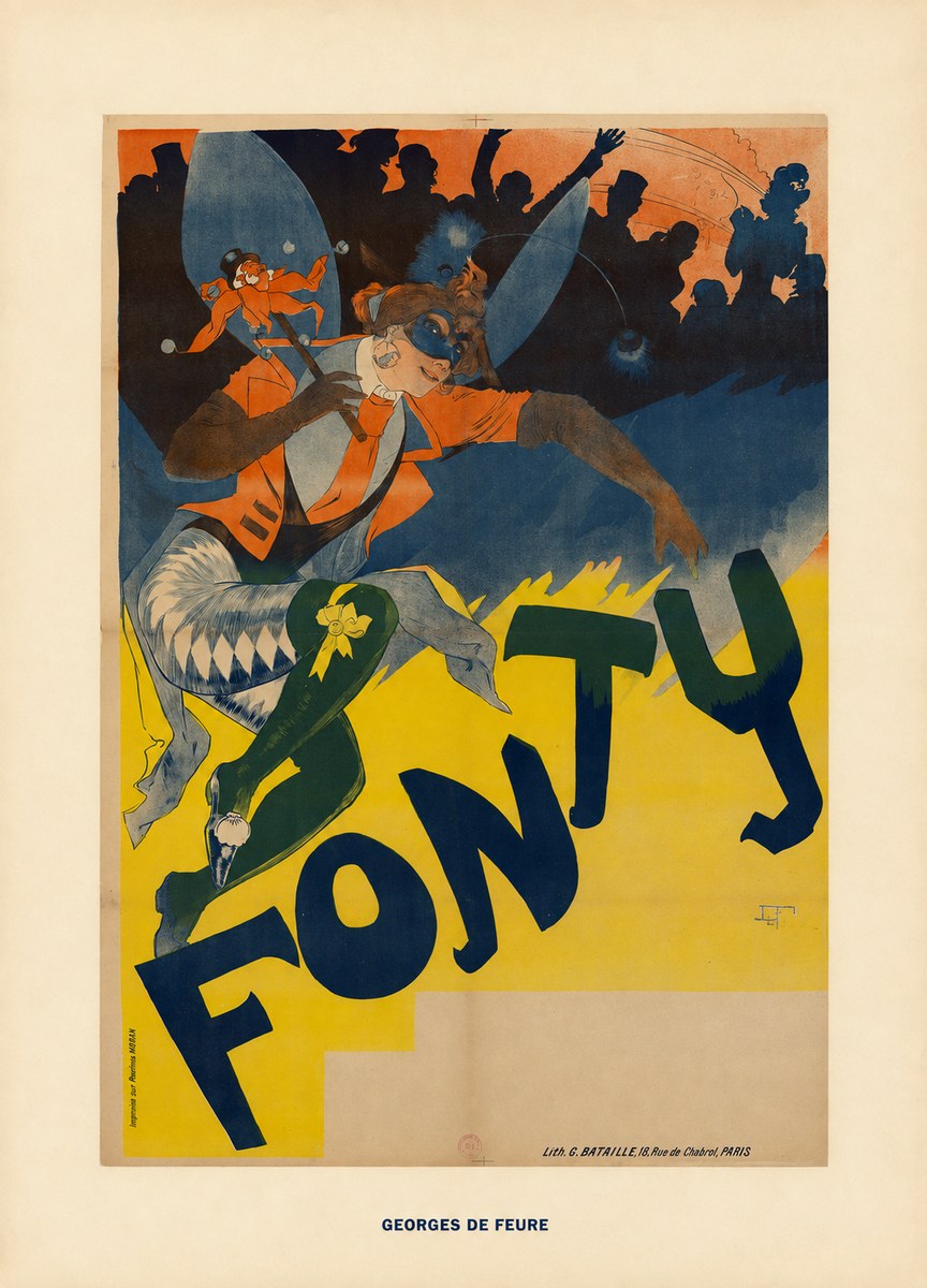 Georges de Feure Gonty No6 - Póster