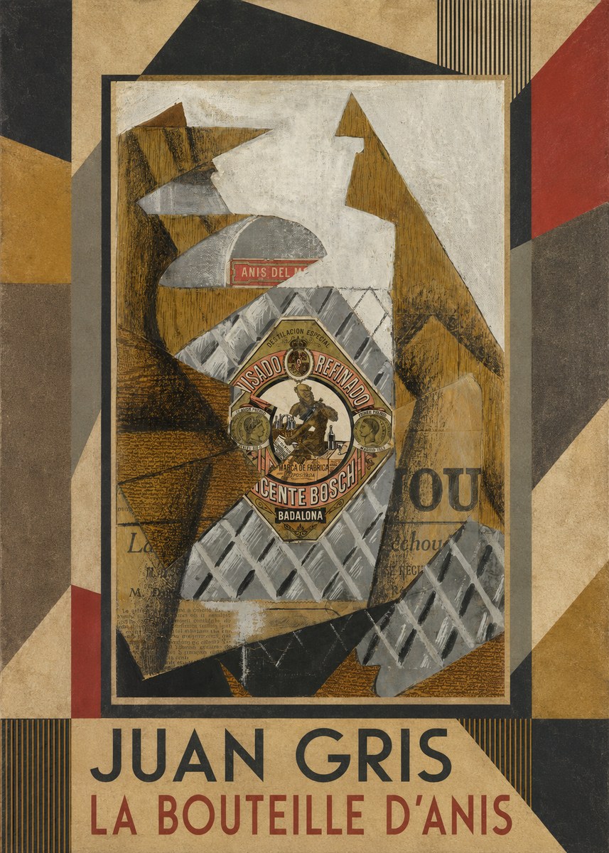Juan Gris La Bouteille D'anis No1 - Póster