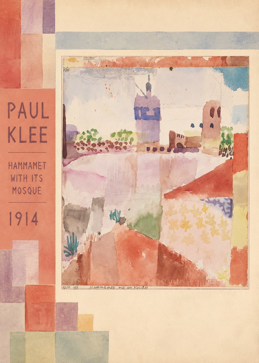 Paul Klee Hammamet with Its Mosque No2 - Póster