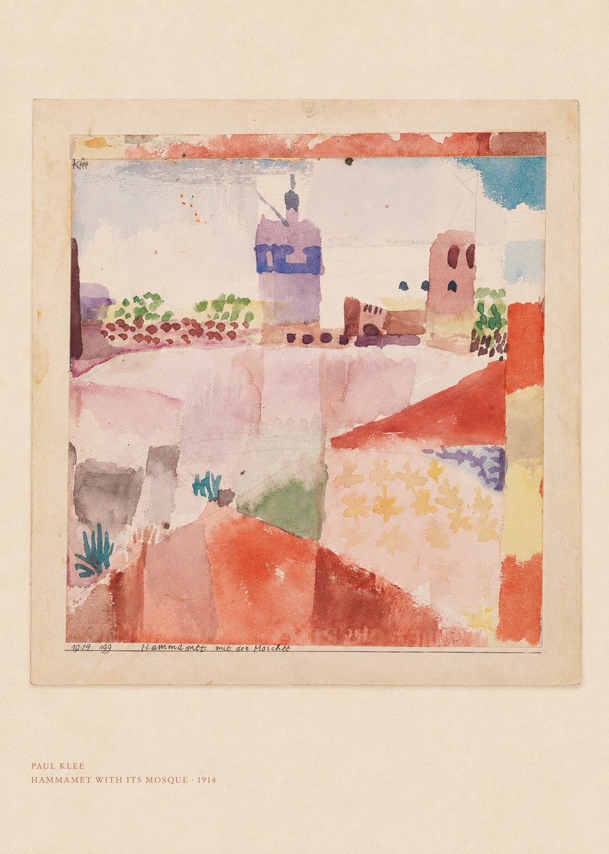 Paul Klee Hammamet with Its Mosque No5 - Póster