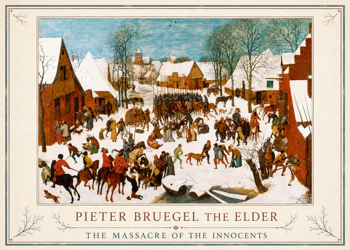Pieter Bruegel The Massacre of the Innocents No1 - Póster