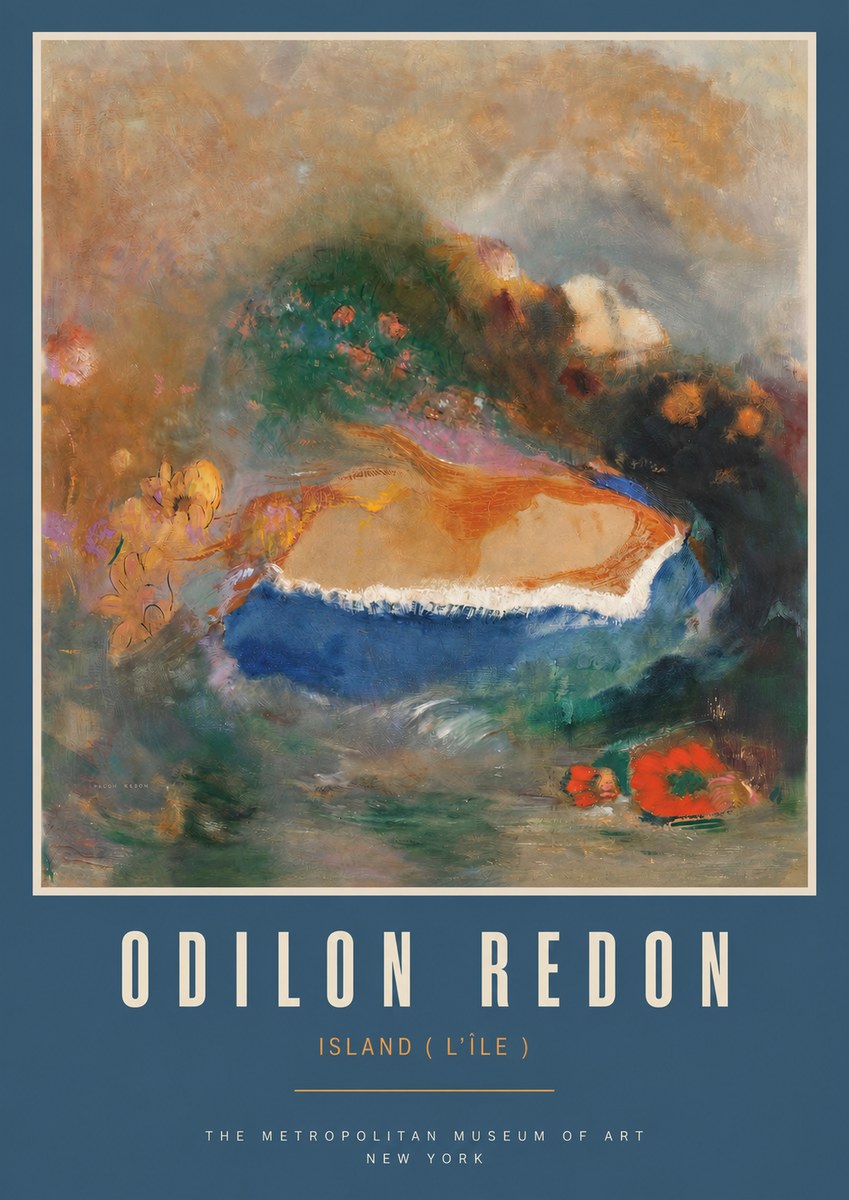 Odilon Redon Island (L'île) No2 - Póster