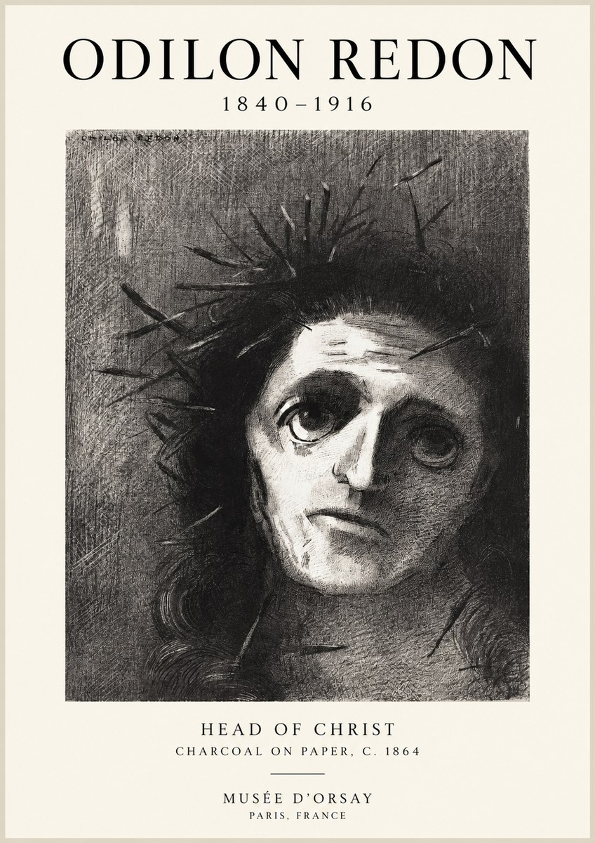 Odilon Redon Head of Christ I No1 - Póster