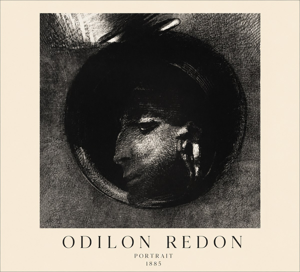 Odilon Redon Portrait No1 - Póster