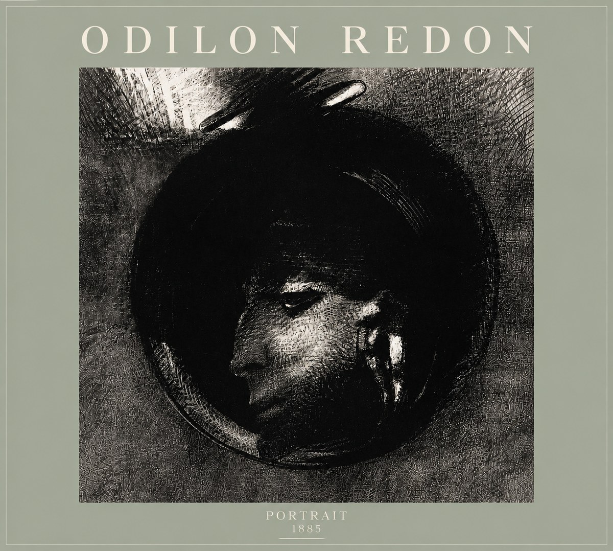 Odilon Redon Portrait No5 - Póster