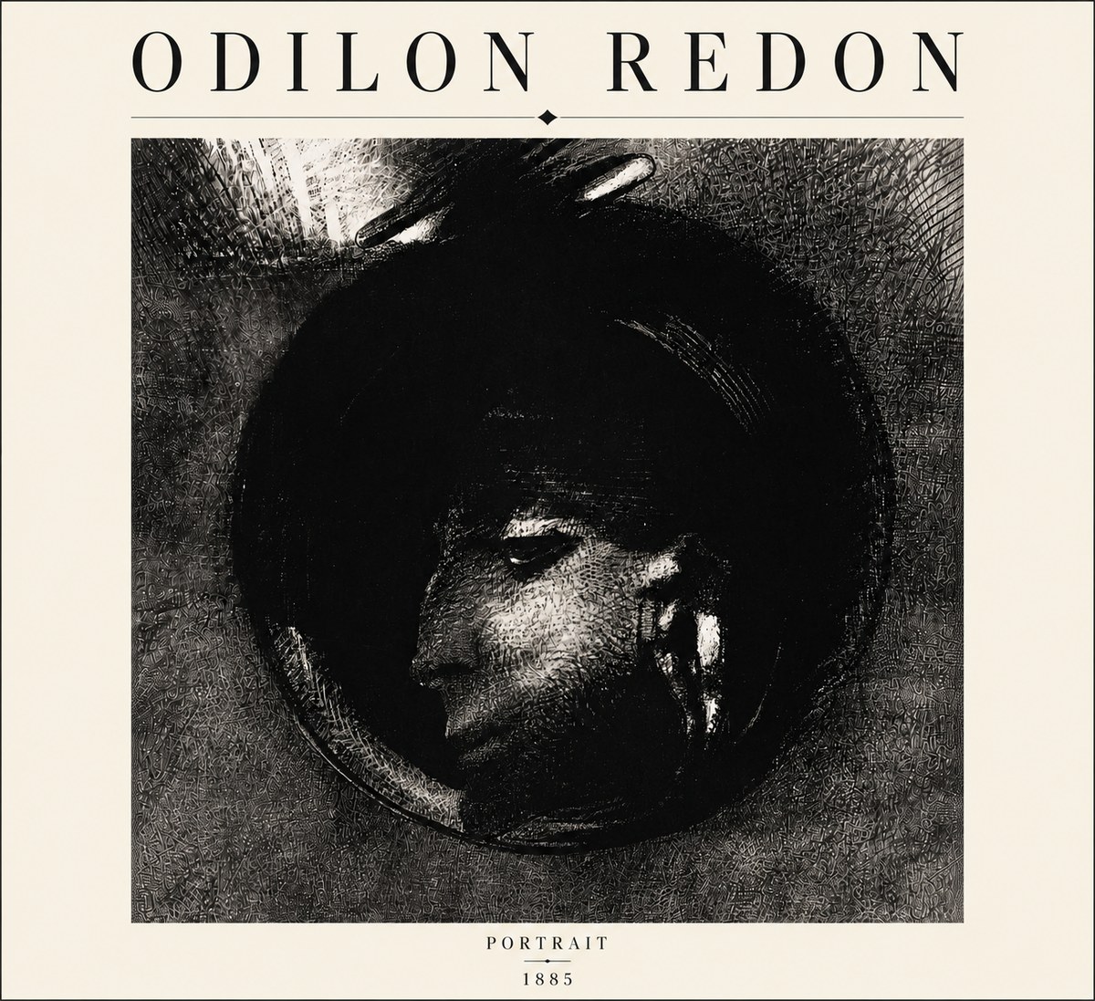 Odilon Redon Portrait No6 - Póster
