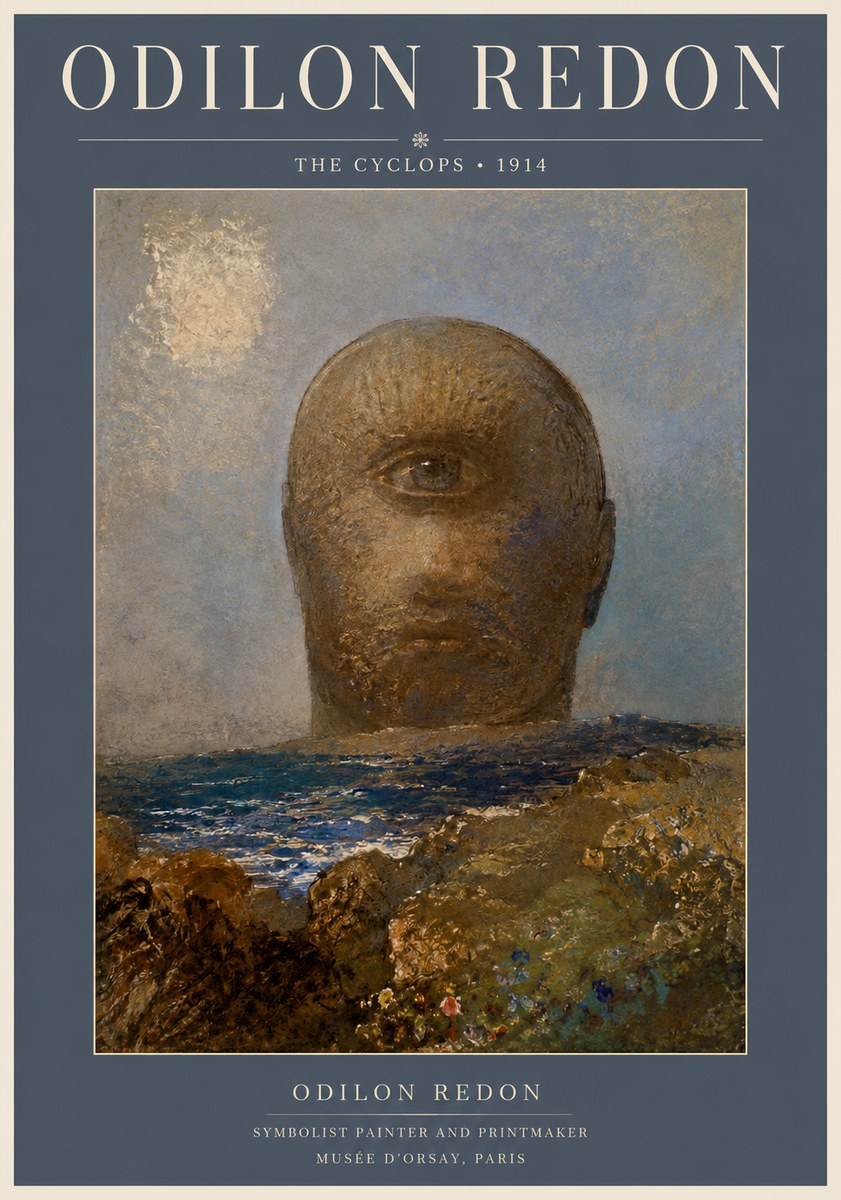 Odilon Redon The Cyclops I No2 - Póster