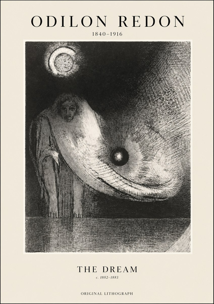 Odilon Redon The Dream No1 - Póster