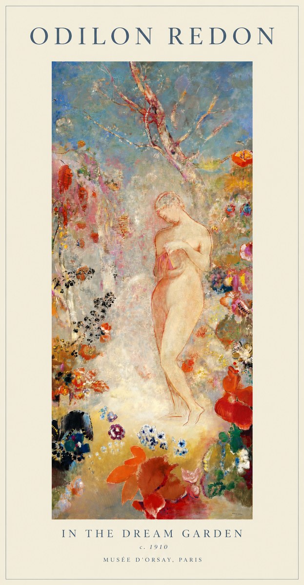 Odilon Redon In the Dream Garden No1 - Póster