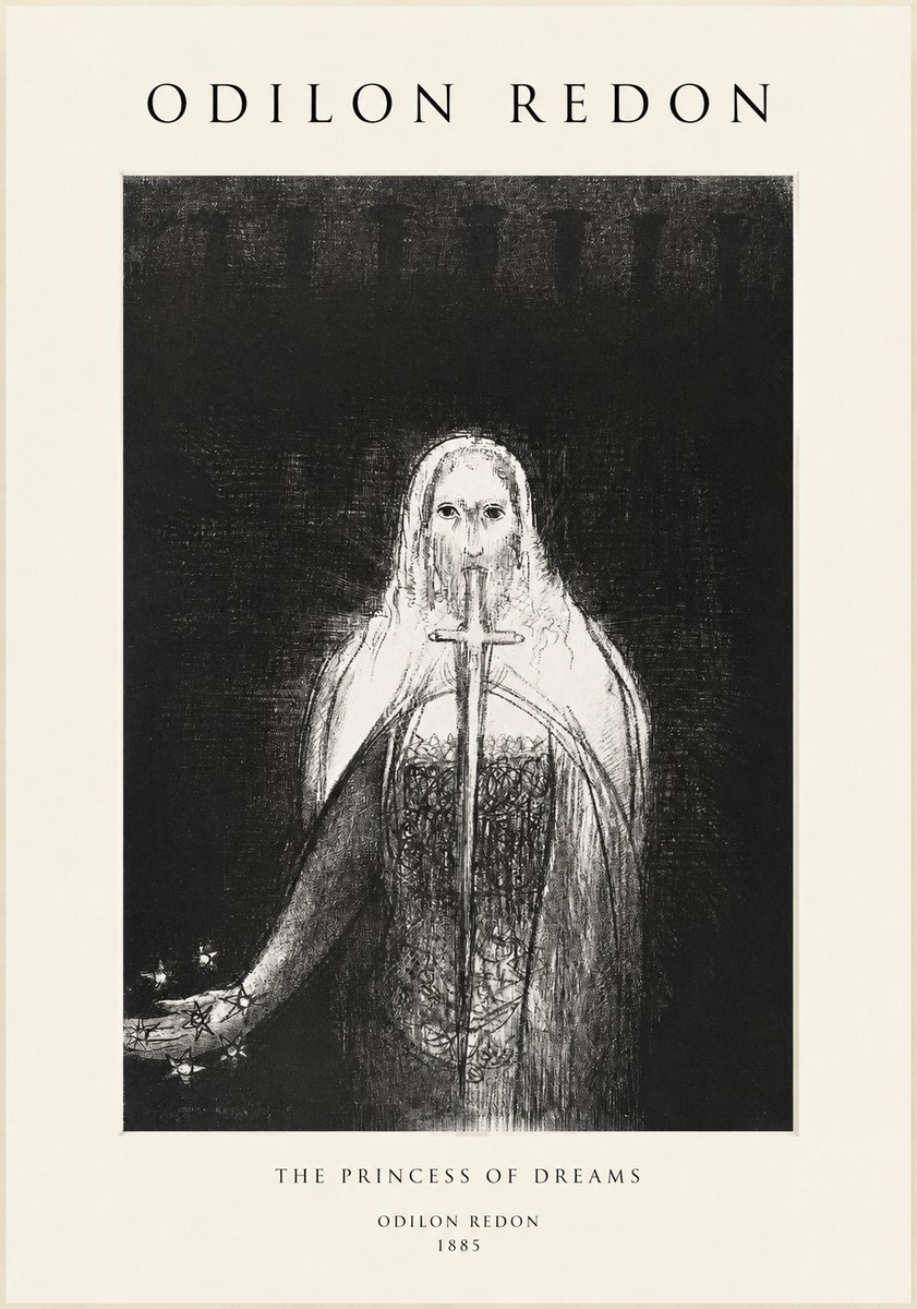 Odilon Redon The Princess of Dreams No1 - Póster