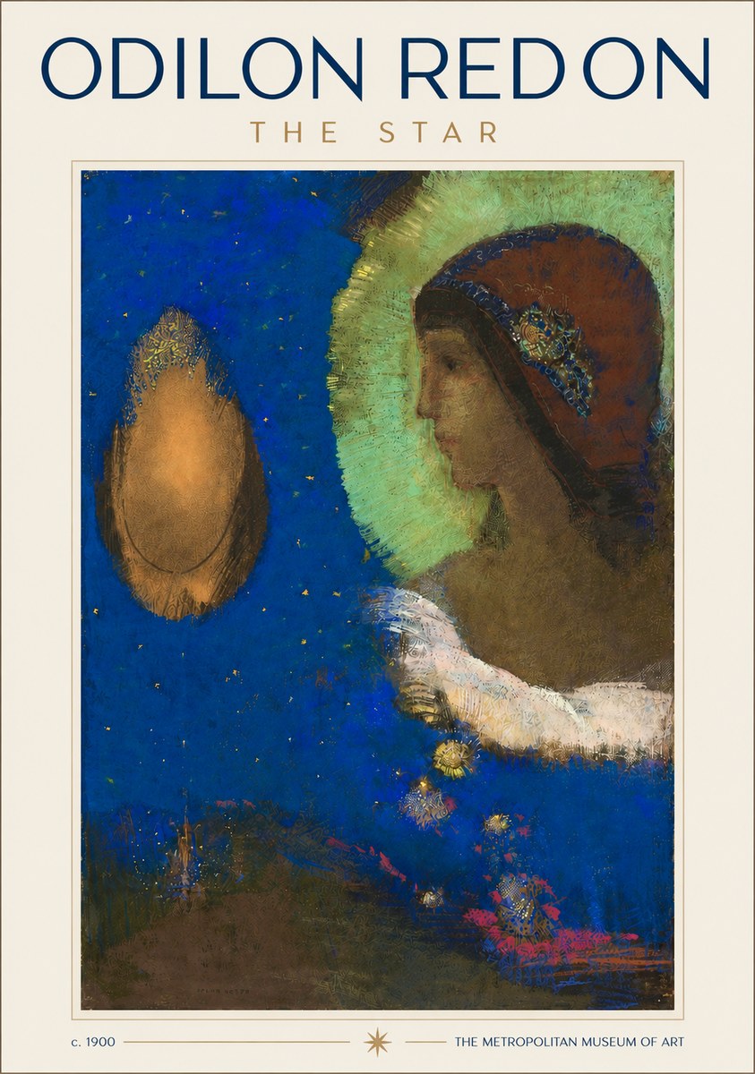 Odilon Redon The Star No3 - Póster